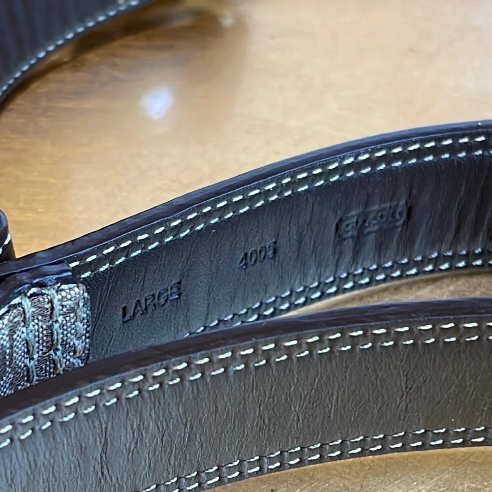 NWT! RARE Coach Brown Mini Sig Monogram Dog Leash
